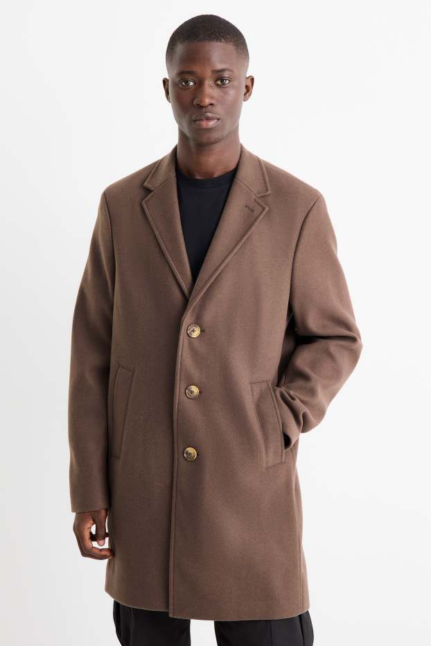 Men - Coat - brown