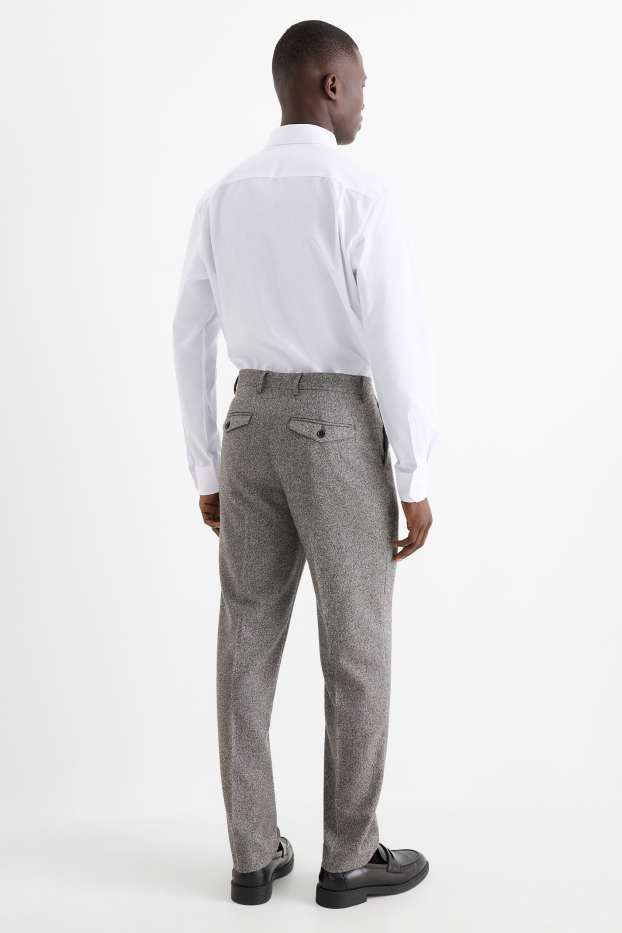 Bărbați - Pantaloni modulari - regular fit - stretch - structurați - gri