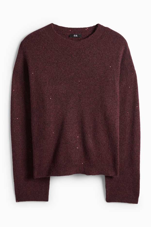 Femei - Pulover - bordo