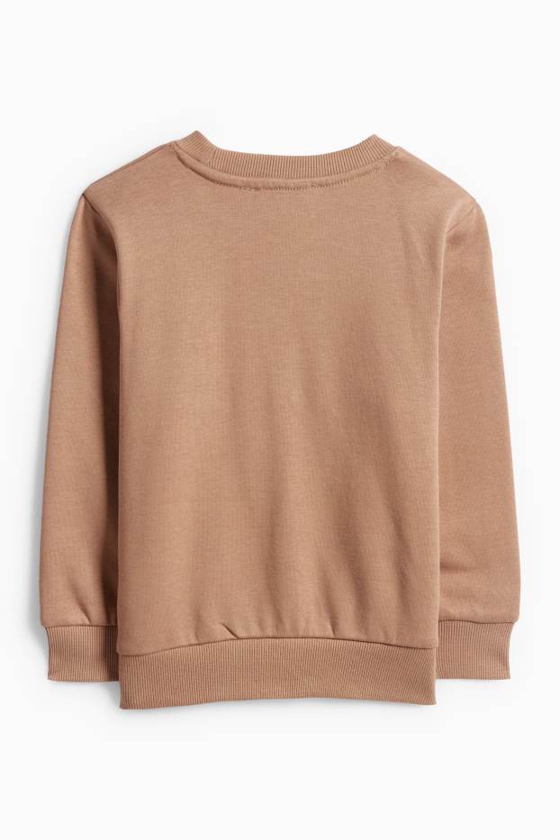 Kinder Buben - Tiger - Sweatshirt - hellbraun