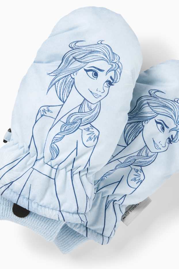 Copii - Fete - Frozen - mănuși cu un deget - albastru deschis