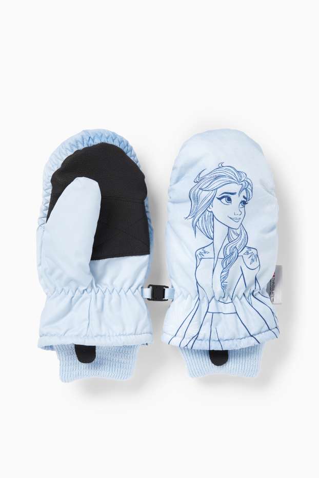 Copii - Fete - Frozen - mănuși cu un deget - albastru deschis