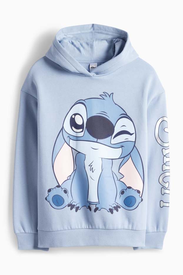 Copii - Fete - Lilo & Stitch - hanorac - albastru deschis