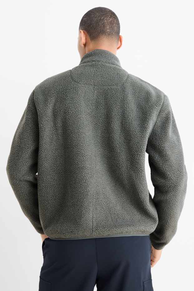 Bărbați - Jachetă de fleece - verde