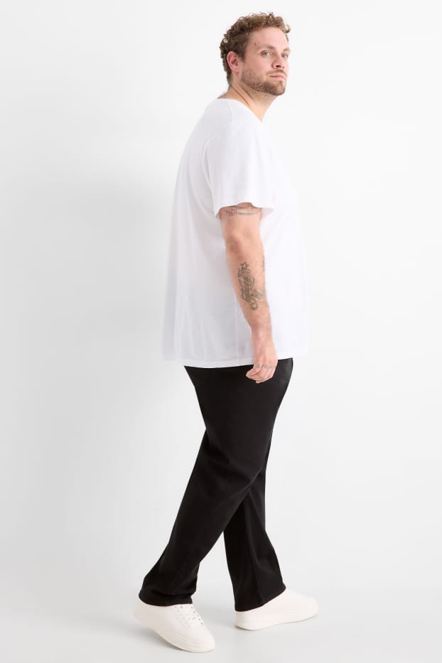 Bărbați - Pantaloni termoizolanți - regular fit - negru