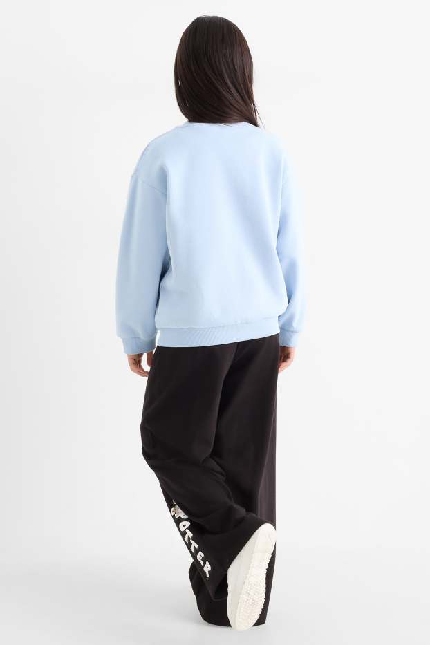 Copii - Fete - Harry Potter - set - bluză de molton și pantaloni de trening - 2 piese - albastru deschis