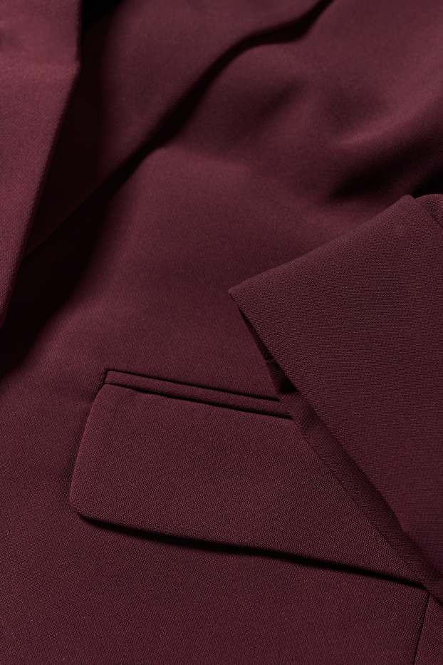 Femei - Blazer office - regular fit - bordo