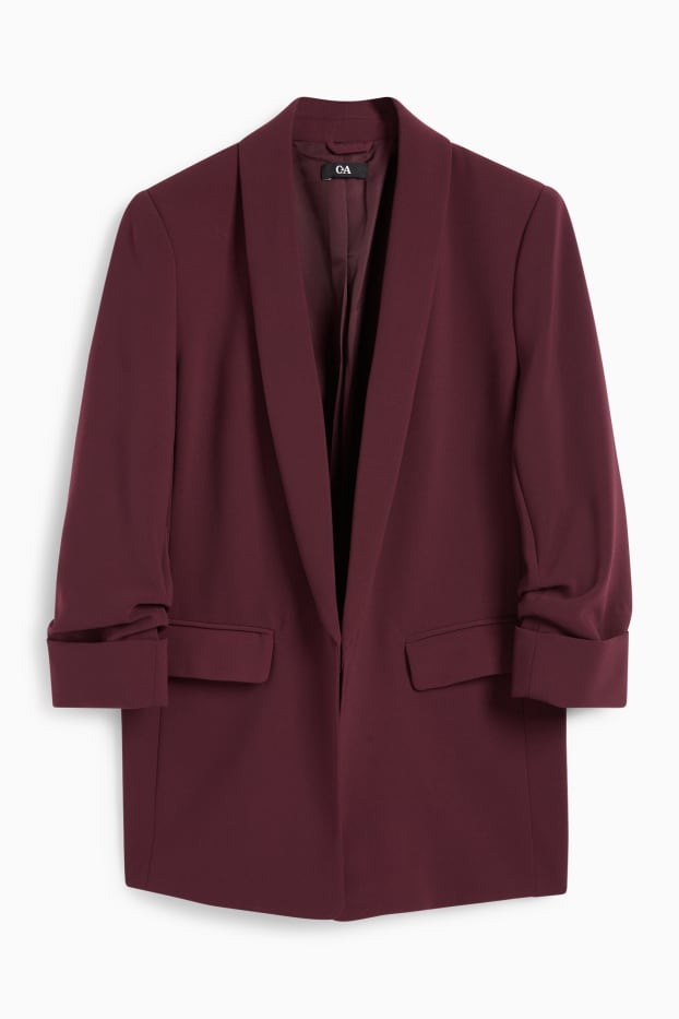 Femei - Blazer office - regular fit - bordo