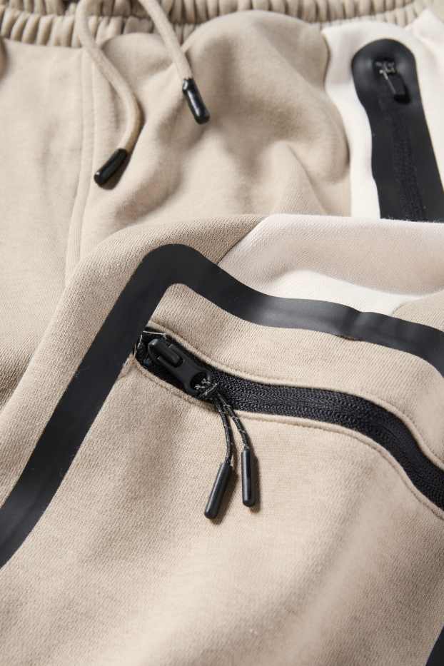 Copii - Băieți - Pantaloni de trening cargo - bej
