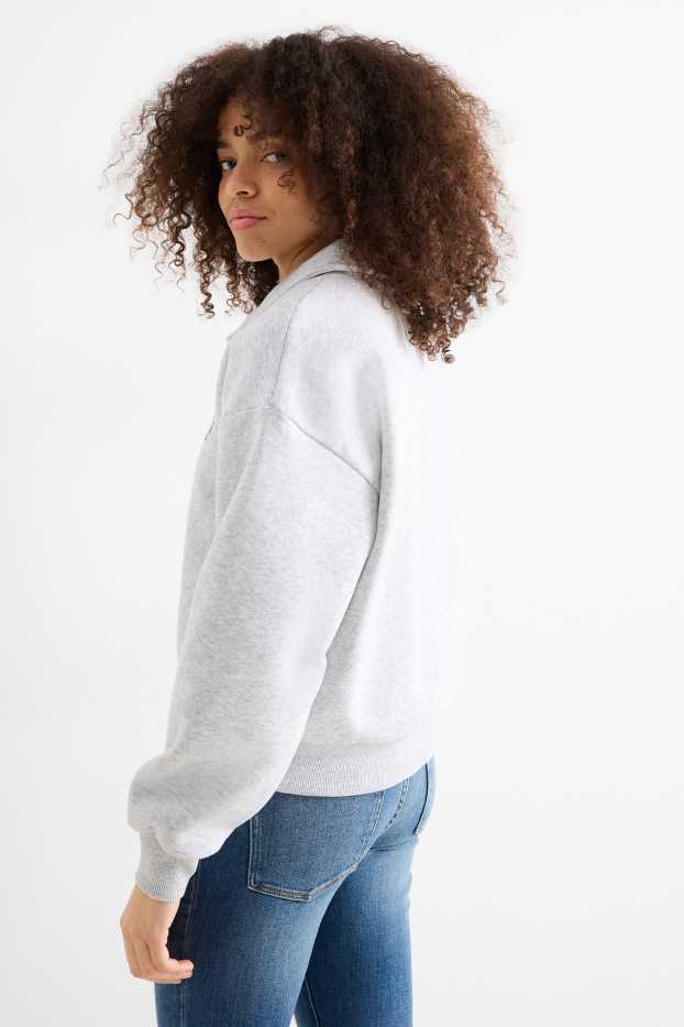 Donna - Felpa - grigio chiaro melange