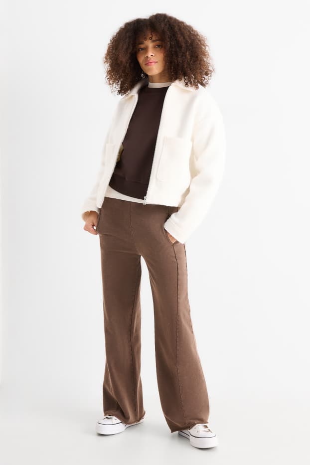Femei - Pantaloni de trening - maro