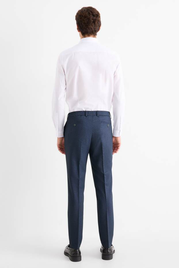 Bărbați - Pantaloni modulari - slim fit - Flex - albastru închis