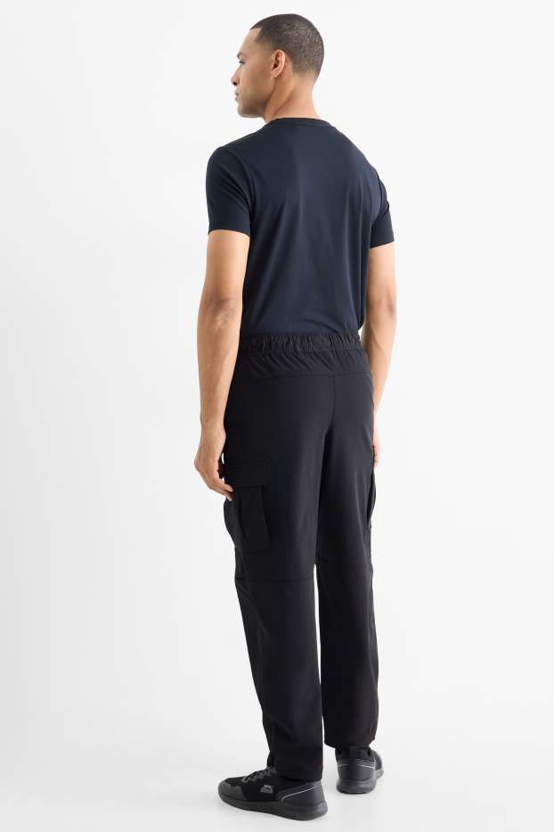 Bărbați - Pantaloni cargo funcționali - negru
