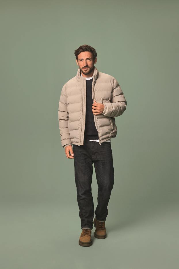 Bărbați - Pantaloni termoizolanți - regular fit - albastru închis