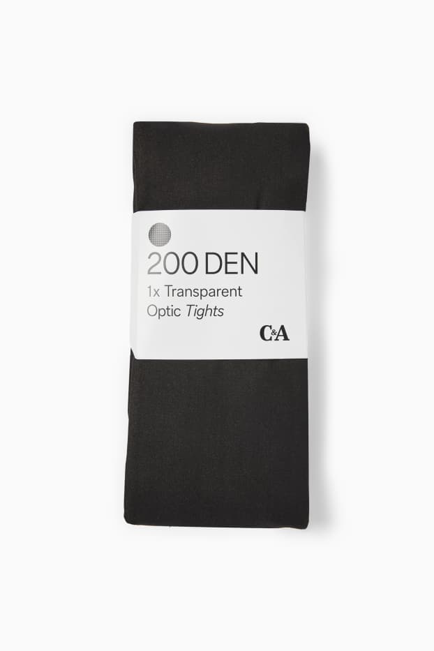 Femei - Dresuri termoizolante - 200 DEN - negru