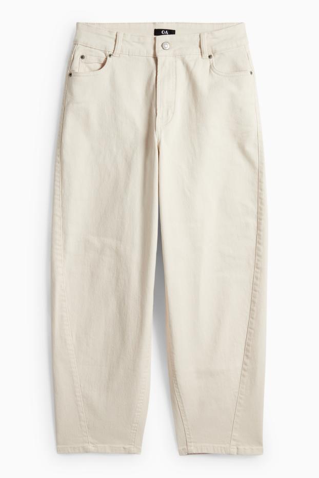 Femei - Pantaloni - bej deschis