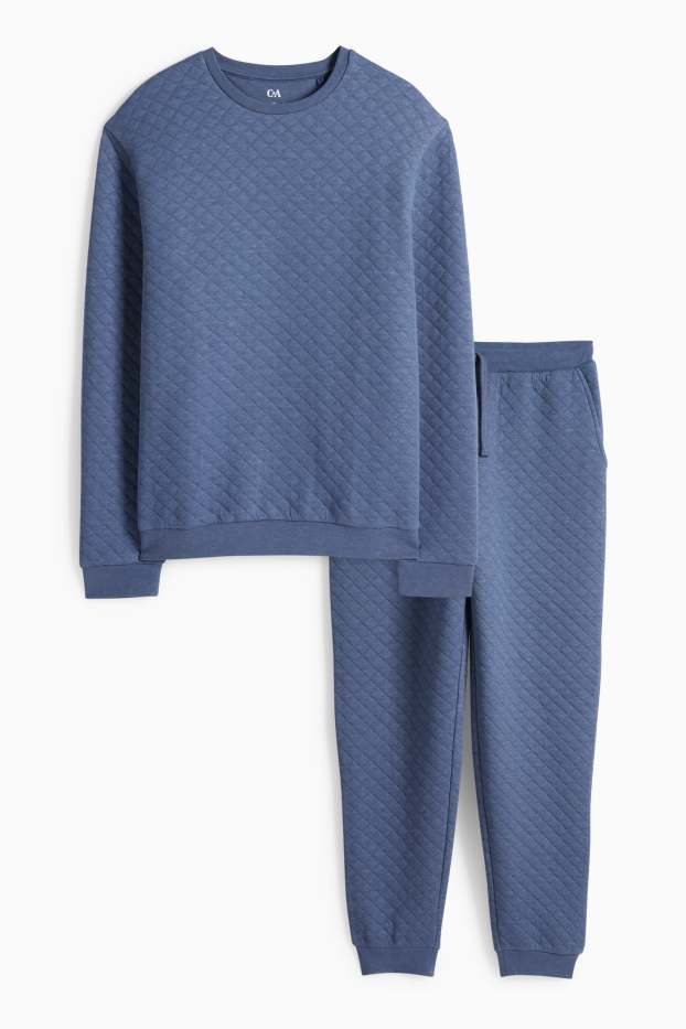 Bărbați - Pijama - albastru închis
