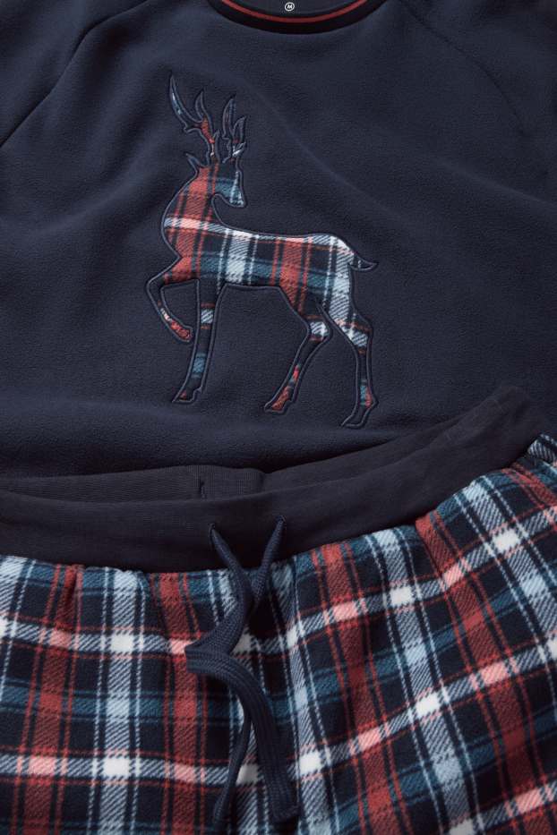 Bărbați - Pijama - albastru închis