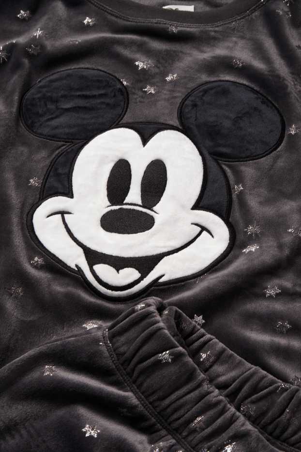 Dona - Pijama d’hivern - estampat - Mickey Mouse - gris
