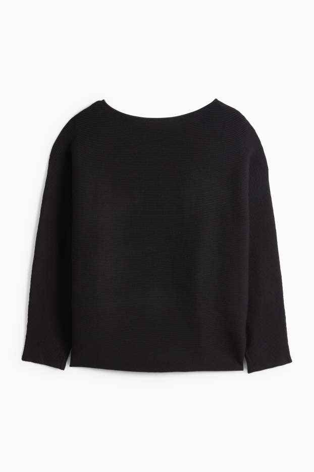 Femei - Pulover - negru