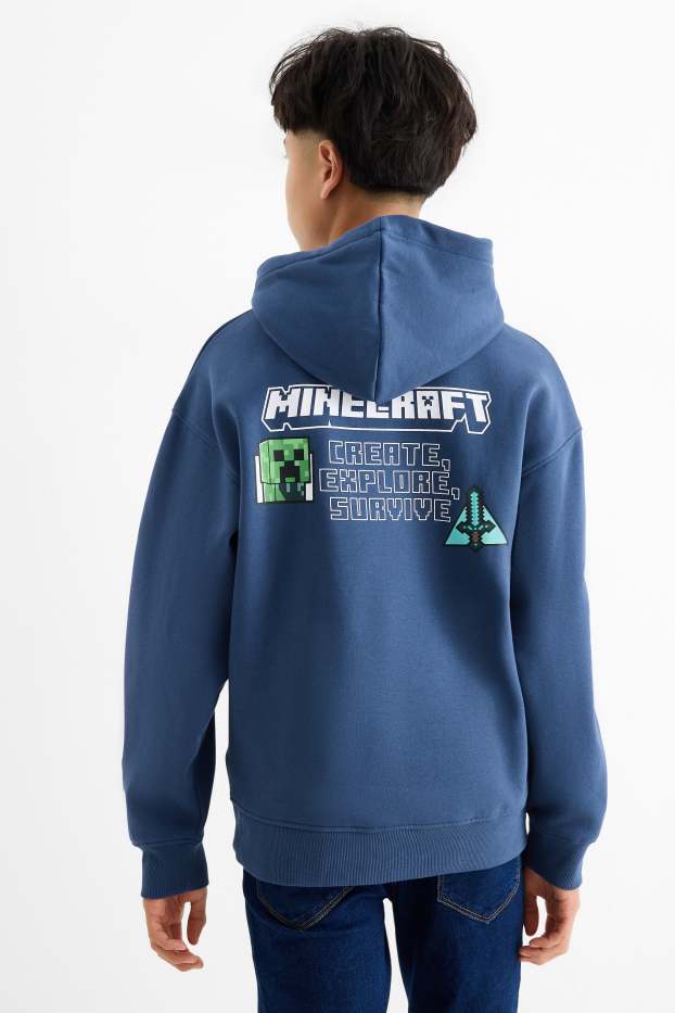 Copii - Băieți - Minecraft - hanorac - albastru închis