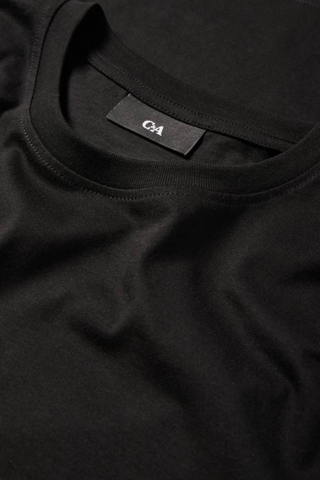 Bărbați - Multipack 3 buc. - tricou - regular fit - negru