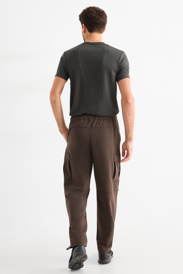 Bărbați - Pantaloni cargo funcționali - kaki